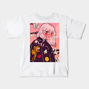 Anime Shirt, Manga Shirt, Kawaii Clothing, Kawaii Shirt, Aesthetic Clothing, Fairy Kei, Harajuku Shirt, Harajuku Clothing Kids T-Shirt